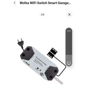 Wofea/GHome Universal Wifi Smart Garage Door Opener Controller, No Hub Needed
